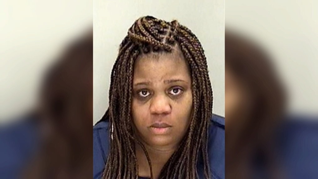 Woman arrested after locking son out