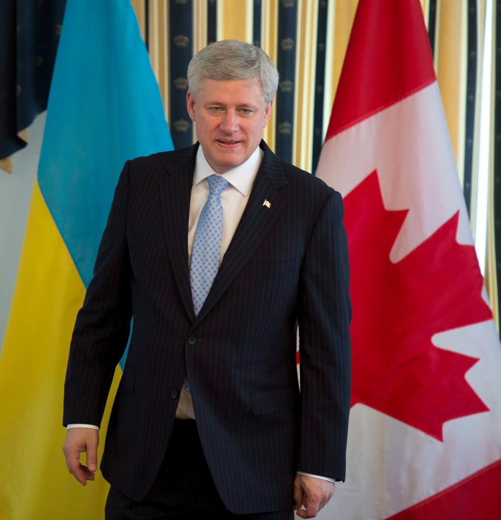 Prime Minister Stephen Harper in Kyiv 