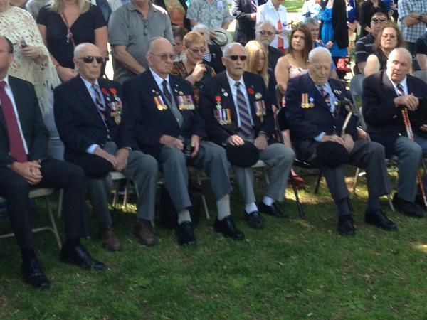 D-Day ceremony in Victoria Park (Sean Irvine/CTV)