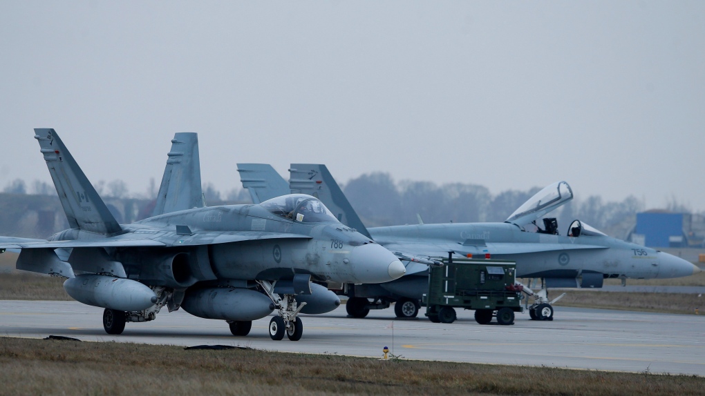 Canada's CF-188 Hornet jets 