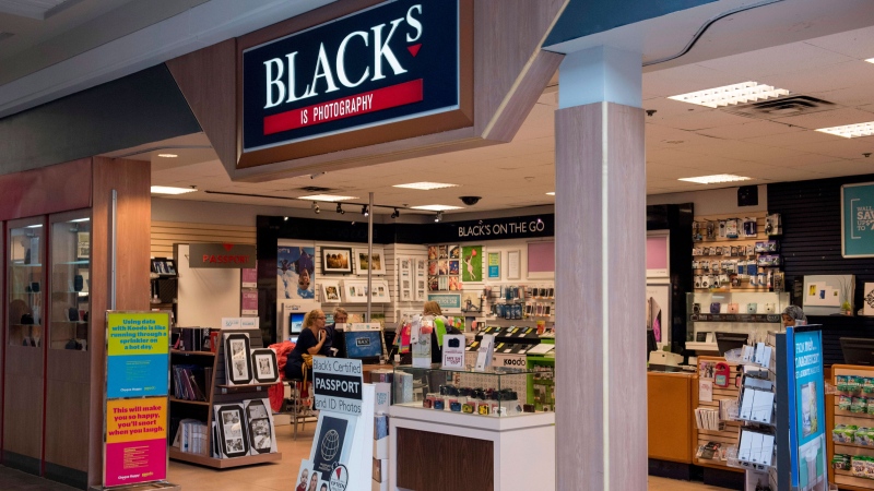 A Blacks photo store is shown in Ottawa on Tuesday, June 9, 2015. (Justin Tang / THE CANADIAN PRESS)