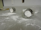 RCMP say cocaine swas concealed in a metal auger in Leamington, Ont. (Courtesy Windsor RCMP)
