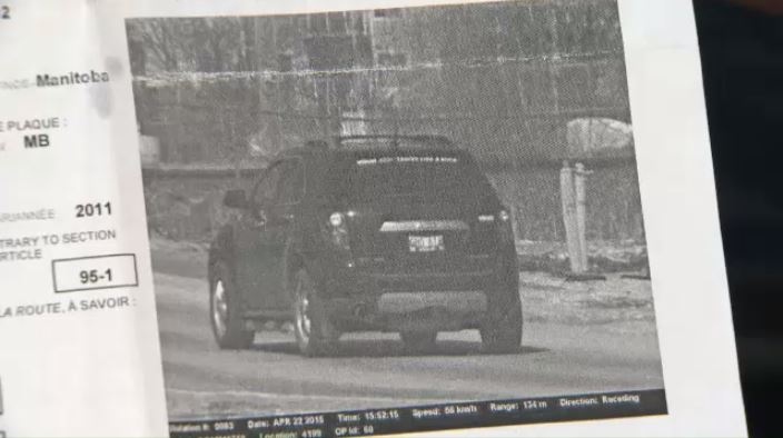 A Winnipeg man hit with a $391 photo radar ticket plans to take his case to court because he claims the picture on the ticket doesn’t match the neighbourhood where police allege the infraction happened.