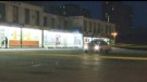 A male took himself to hospital after a shooting in the parking lot of a plaza at Jane Street and Wilson Avenue. 