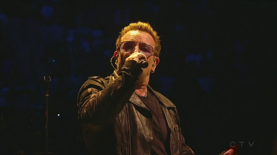 Bono from U2 in Montreal
