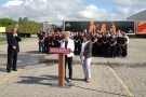 Premier Kathleen Wynne speaks at the Frito-Lay plant in Cambridge on Tuesday, June 16, 2015. (Brian Dunseith / CTV Kitchener)