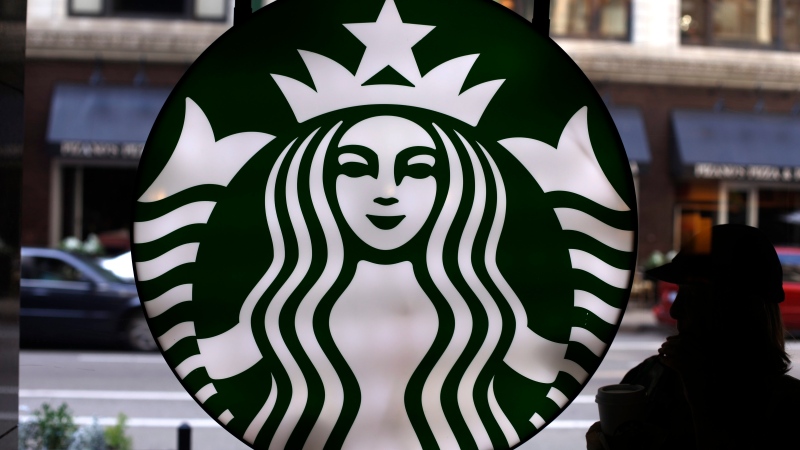 The Starbucks logo is seen at one of the company's coffee shops in this file photo. (AP/Gene J. Puskar)