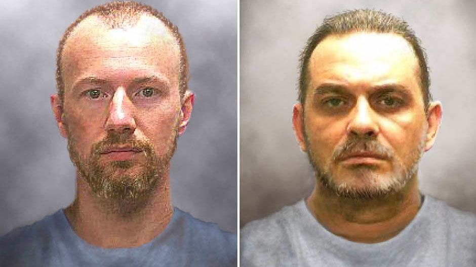 Enhanced photos of escaped prisoners 