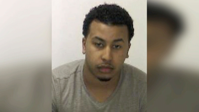 Muhab Sultanaly Sultan, 23, is seen in this image released by the London Police Service.