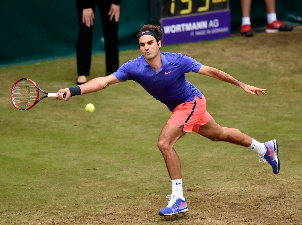 Roger Federer at Gerry Weber