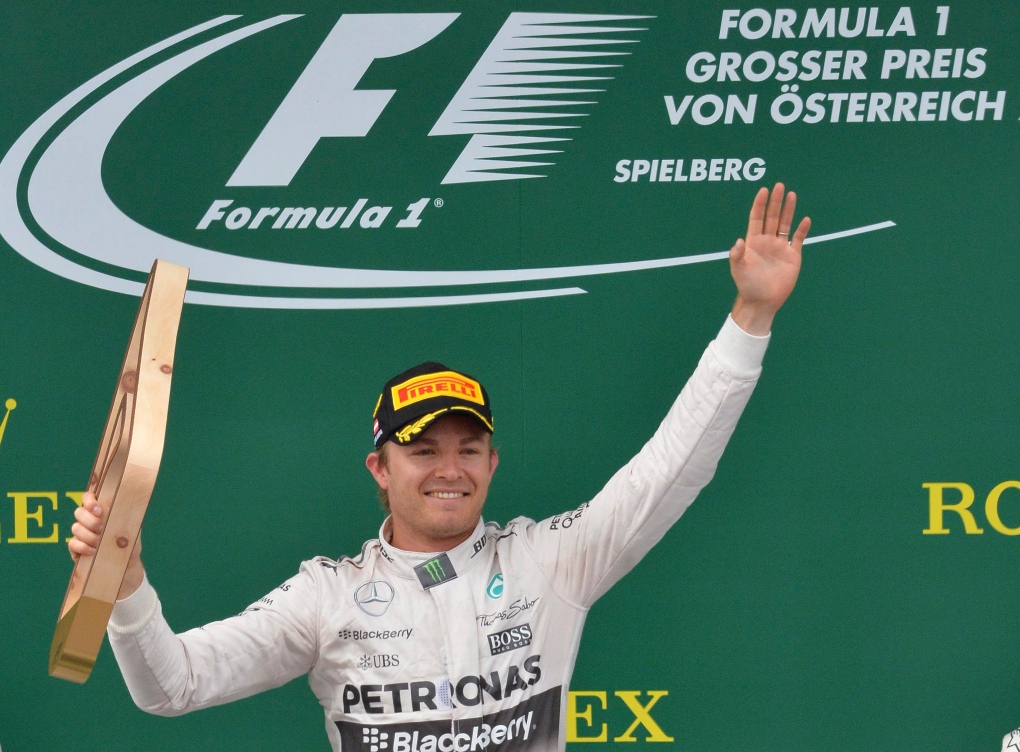 Rosberg wins Austrian GP