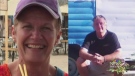 Lynne Carmody (left) and Rick Moynan of North Bay, Ont., were found alive after a week lost in B.C.'s backcountry.