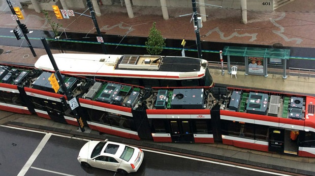 ttc streetcars collide