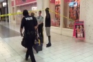Police closed off part of the ground floor of Metrotown Shopping Centre after an apparent stabbing there just before 5 p.m. Saturday. (CTV)