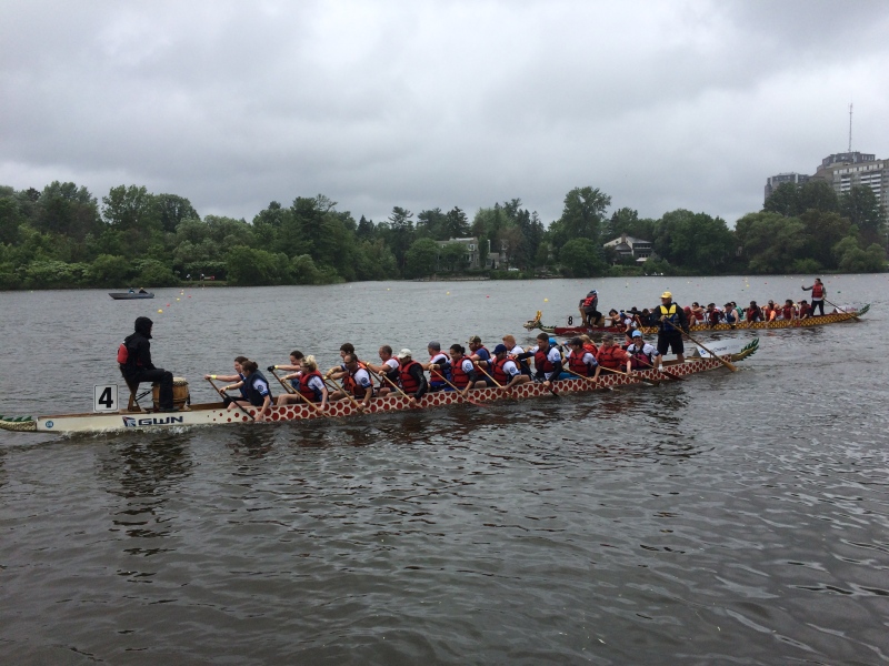 Paddlers take part in 22nd Ottawa Dragon Boat Festival