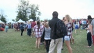 Fans waiting in lines up to two hours for food and drinks at the Shania Twain concert at Wesley Clover Parks in Ottawa, Saturday, June 27, 2015. (Jody Buschlen / CTV Ottawa)