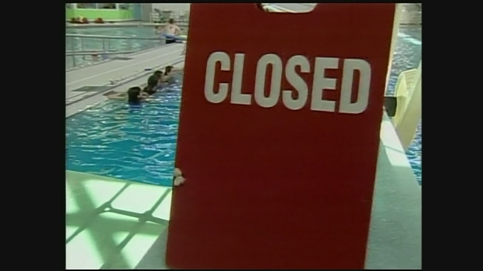 Pool inspections, pool closed