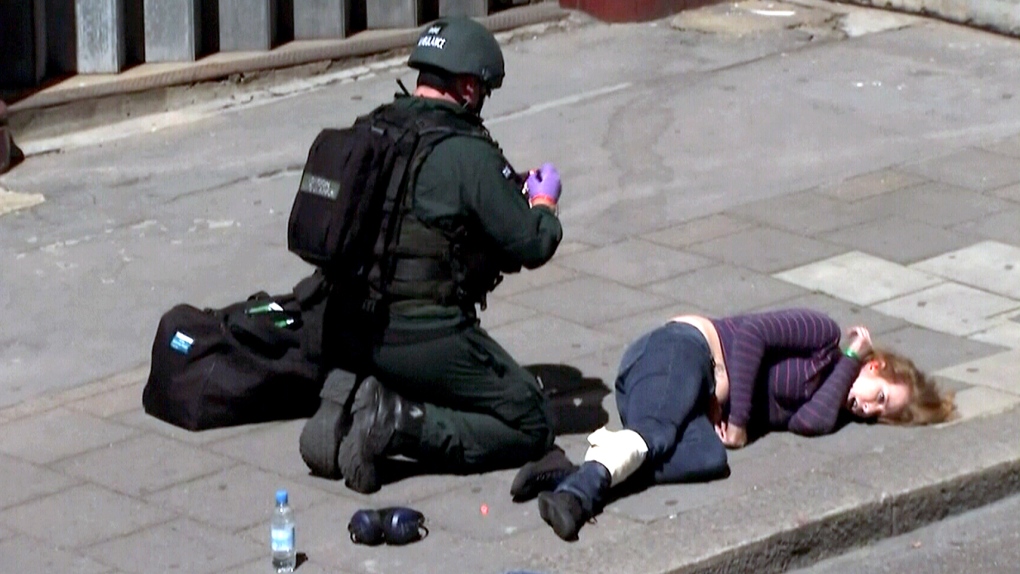 British police counter-terror exercise