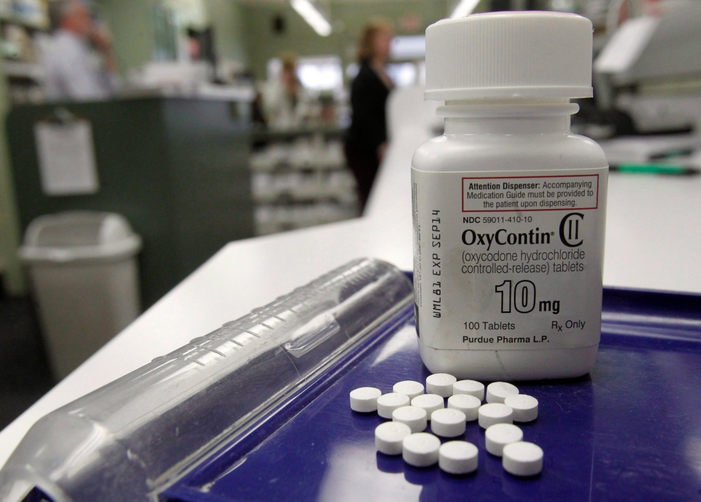 OxyContin pills at a pharmacy 