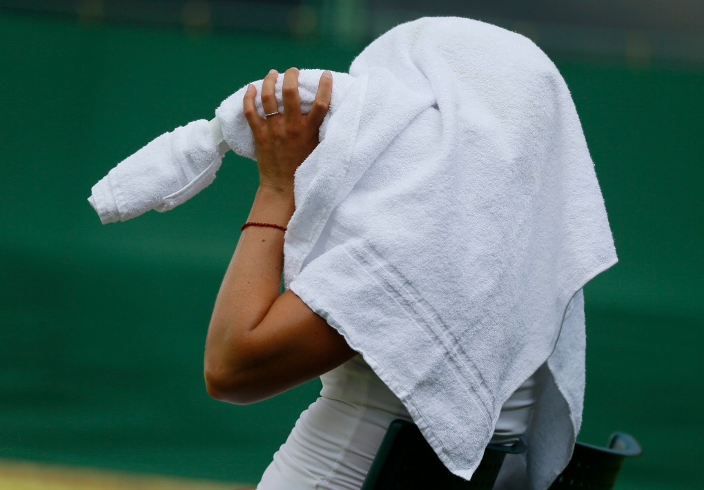 Record-breaking heat at Wimbledon