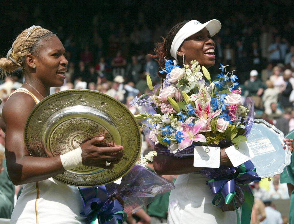 Serena and Venus Williams at Wimbledon