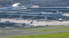 This photo shows Toronto Pearson from the CTV News Chopper on July 3. 