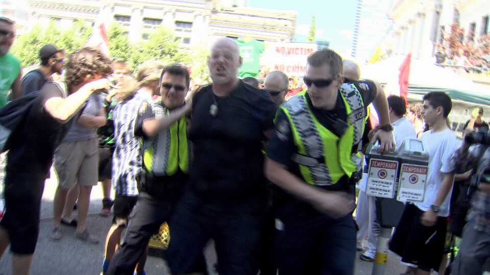 Riot hero arrested on Cannabis Day to burn award | CTV News