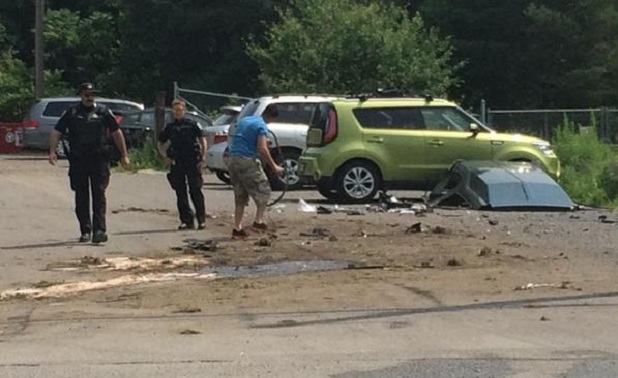Multi-vehicle Crash on Bank St. 