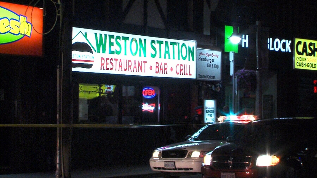 One person in custody after stabbing in Weston 