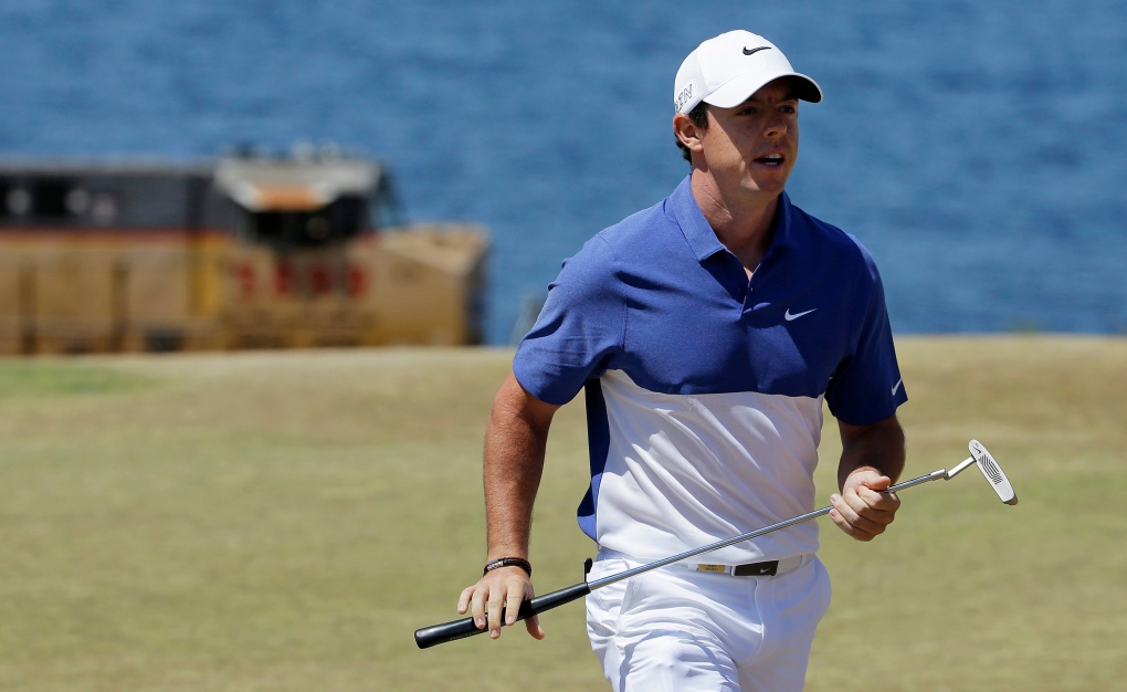 Rory McIlory competes at U.S. Open 