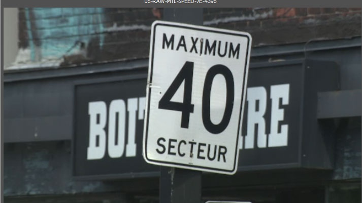 New speed limit for Plateau side-streets