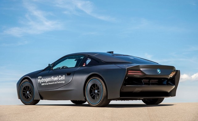 BMW i8 hydrogen fuel cell prototype unveiled