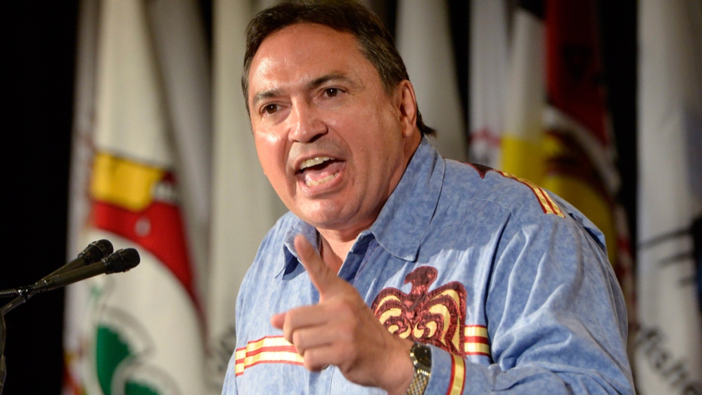 Chief Perry Bellegarde at the AFN conference