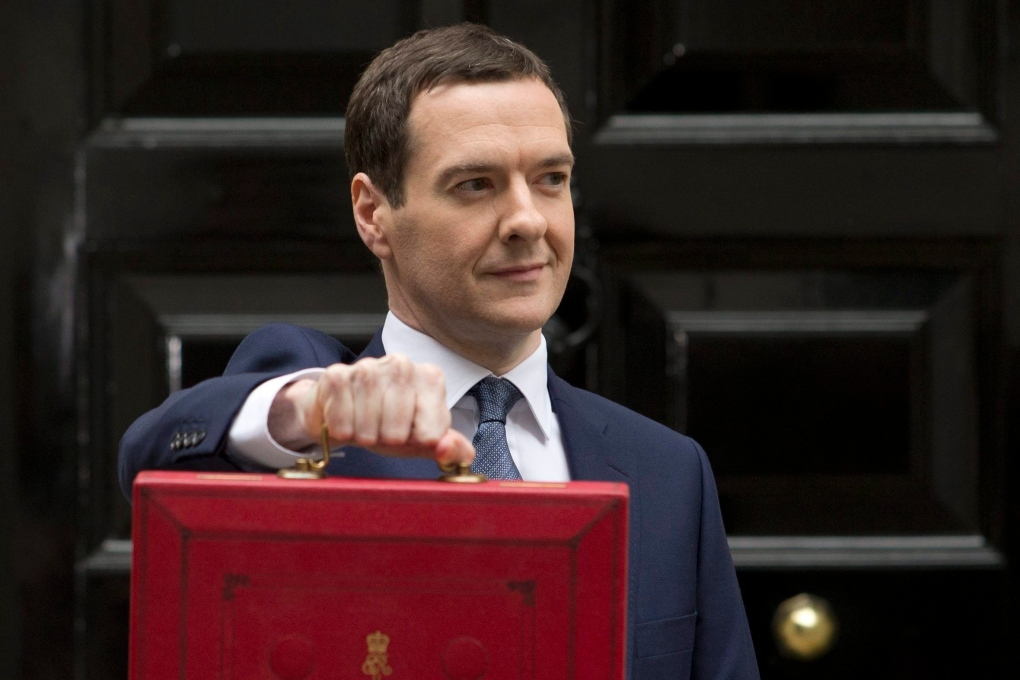 George Osborne presents British budget 