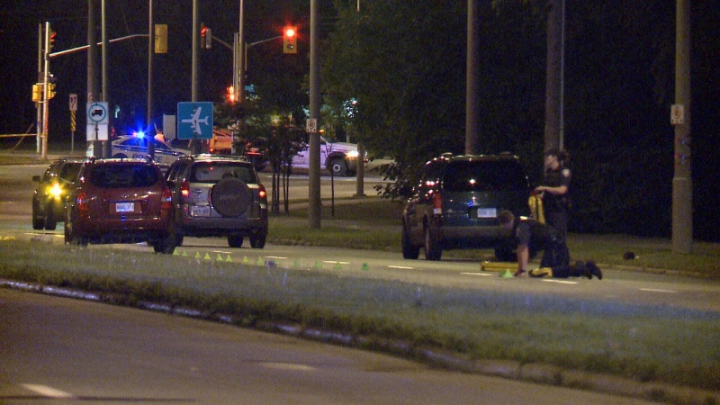 An 18-year-old female died from her injuries after she was hit by a vehicle on Riverside Drive near Mooney's Bay Place.