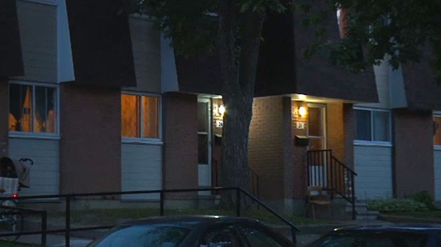 Ottawa Police investigate after a man was shot in the leg in the 1500 block of Caldwell Avenue on Thursday, July 9, 2015.