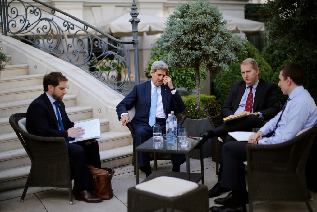 John Kerry at Iran nuclear talks