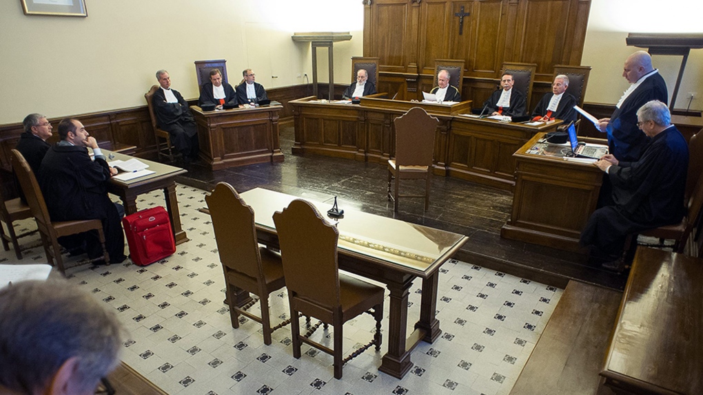 Courtroom for Jozef Wesolowski trial