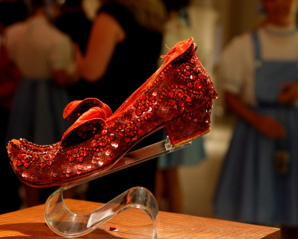 Judy Garland's ruby red slippers
