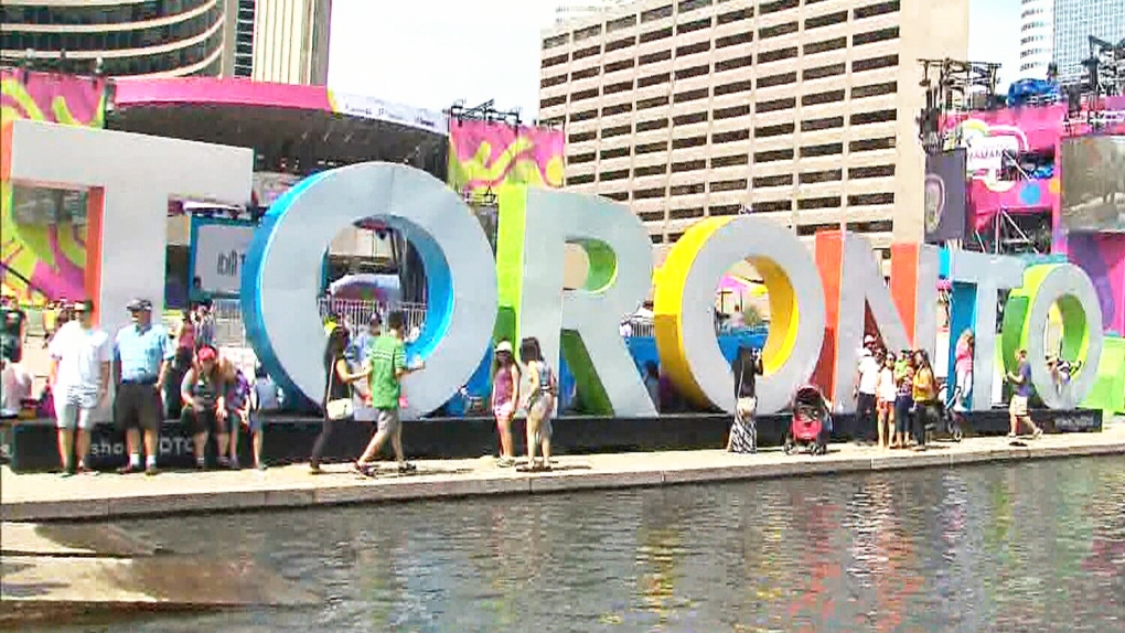 Toronto sign Pan Am Games
