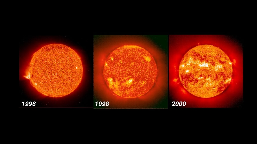 NASA image showing solar activity