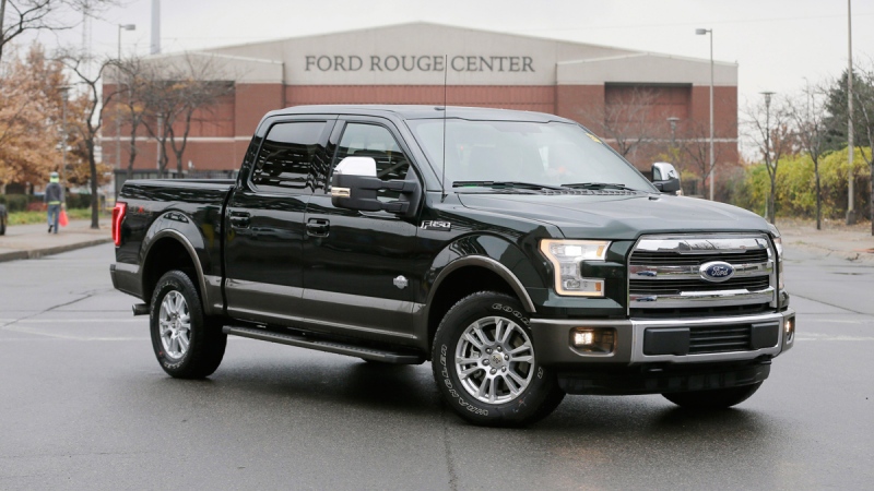 The 2015 Ford F-150 pickup truck at the Dearborn Truck Plant in Dearborn, Mich. (AP / Carlos Osorio)