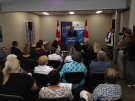 Peter MacKay, Minister of Justice and Attorney General of Canada, speaks in London, Ont. on Wednesday, July 15, 2015. (Bryan Bicknell / CTV London)
