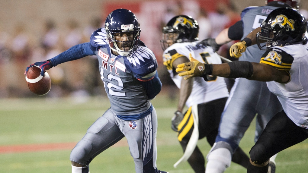 Alouettes beat TiCats in Montreal