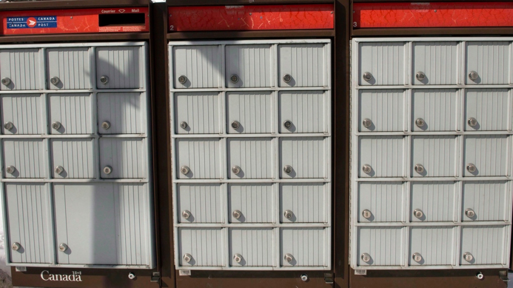 Canada Post community mailbox 