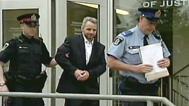 Stephen Gautreau is escorted from court in Kitchener, Ont. in 2010.