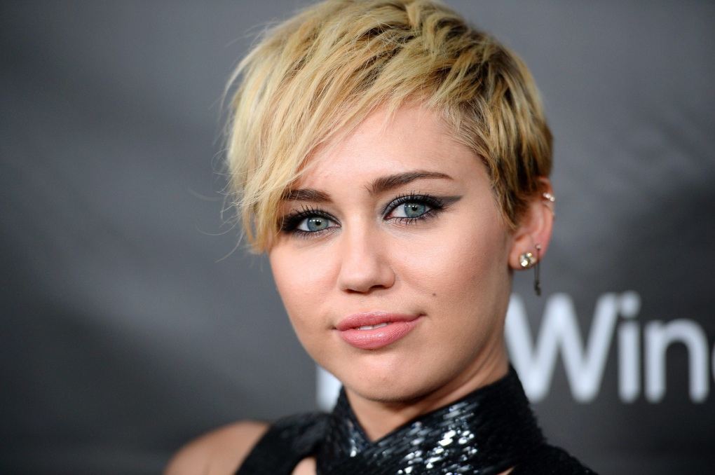 Miley Cyrus at amfAR gala 