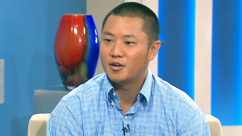 Christopher Lau appears on CTV's Canada AM on Tuesday, July 21, 2015. 