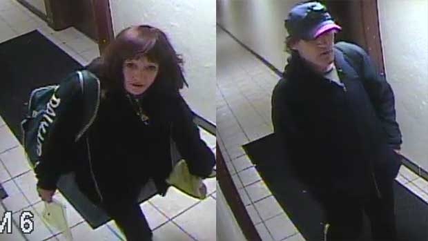 London police released these images of two suspects sought in a break and enter at an apartment building on Gordon Avenue.