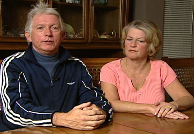Diane and Ken Johnston discuss the latest possible development in the missing foot case. Nov. 11, 2008.